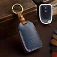 thumbnail image 1 of Car Key Fob Cover Case Protector For Toyota Yaris Vios Car Key Case Fob Cover Genuine Leather, 1 of 24