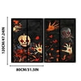 thumbnail image 3 of Halloween Window Decorations Horror Wall Drape Cloth, 2 Panel 48x32 Inch Lightweight Tear-Proof Rolls Up Flat for Storage Trick-Or-Treat Decor Room Setup, 3 of 5