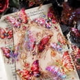 thumbnail image 4 of 120 Pegatinas de Mariposas para Mascotas, Cristales de Hielo, Pegatinas Impermeables de Mariposas Transparentes para Suministros de áLbumes de Recortes, 4 of 7