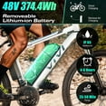 Vivi Electric Bike for Adults 26" Electric Mountain Bike 500W Cruise