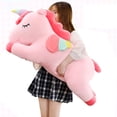 thumbnail image 2 of Peluche de unicornio gigante kawaii de 25 a 100 cm, muñeco de unicornio suave y esponjoso, juguete de caballo para niños y niñas, almohada, regalos de cumpleaños, 2 of 5