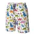 thumbnail image 4 of Fotbe Cute Dinosaur Trajes de Baño Estampados para Hombre, Shorts de Verano de Secado Rápido, Ropa de Playa, Bañadores-Small, 4 of 6