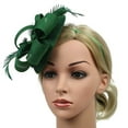 thumbnail image 1 of Maoww Fascinator Texture Stable Fixation Garden Parties Exquisite Wide Application For Race Cap Fine For Garden Rose Red Green, 1 of 8