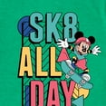 thumbnail image 3 of Disney - Mickey & Friends - Mickey - Sk8 All Day - Skateboarding - Toddler And Youth Short Sleeve Graphic T-Shirt, 3 of 5