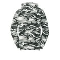 thumbnail image 6 of Port & Company Core Fleece Camo Pullover Hooded Sweatshirt-M (Winter Camo), 6 of 6