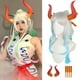 thumbnail image 2 of Disfraz de cosplay de anime para mujer, peluca de cosplay de Yamato con cuernos, disfraz de Yamato, rizos largos, conjunto de cosplay de fiesta de Halloween para mujer, 2 of 4