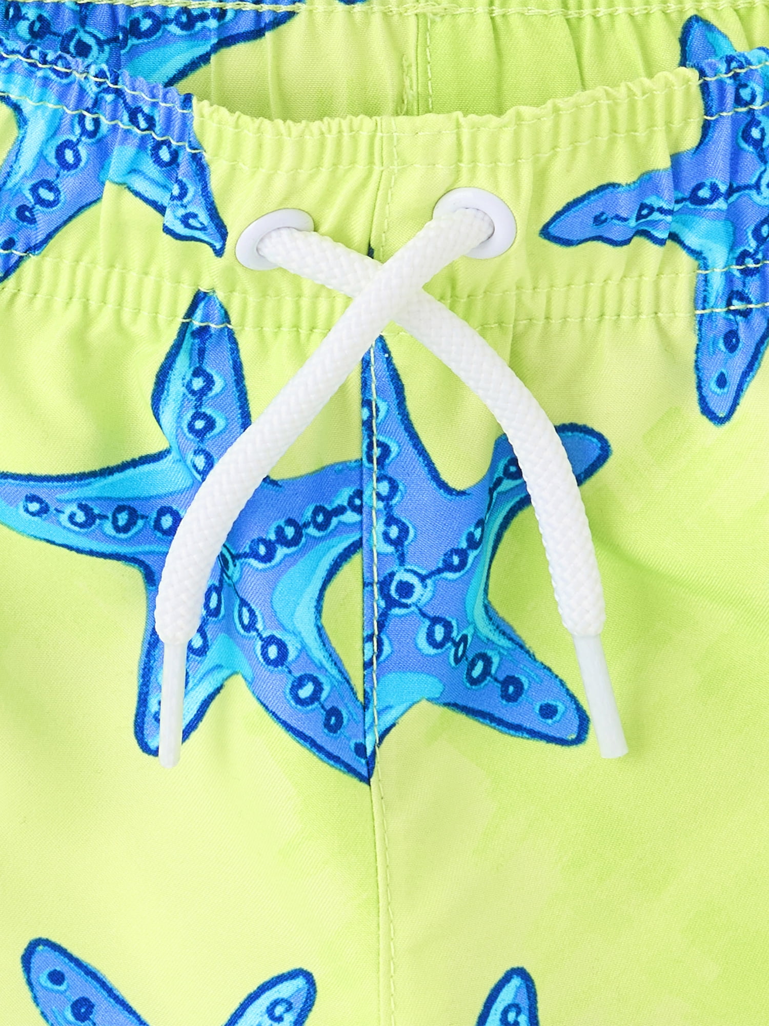 The Children's Place Baby & Toddler Boys Short Sleeve Rashguard Swimsuit, 2-Piece, Sizes 6M-5T