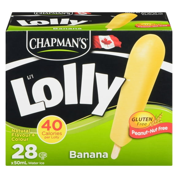 Chapman's Banana Li'l Lolly, 28 x 50mL