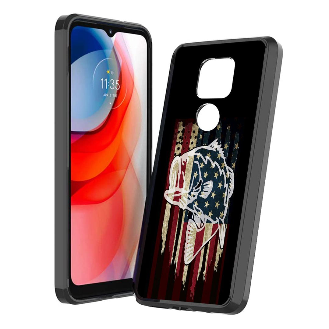 UNPEY for Moto G Play 2021 Case 6.5'' with Built-in Screen Marble Design Phone Case for Motorola G Play 2021 TPU Bumper Full-Body Shockproof Military-Grade Protection Purple 
