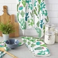 thumbnail image 2 of Cloth Washing Dish Absorbent Super Household Soft Microfiber Cloth Cleaning Towel Kitchen Watercolor Plant Cactus, 2 of 7