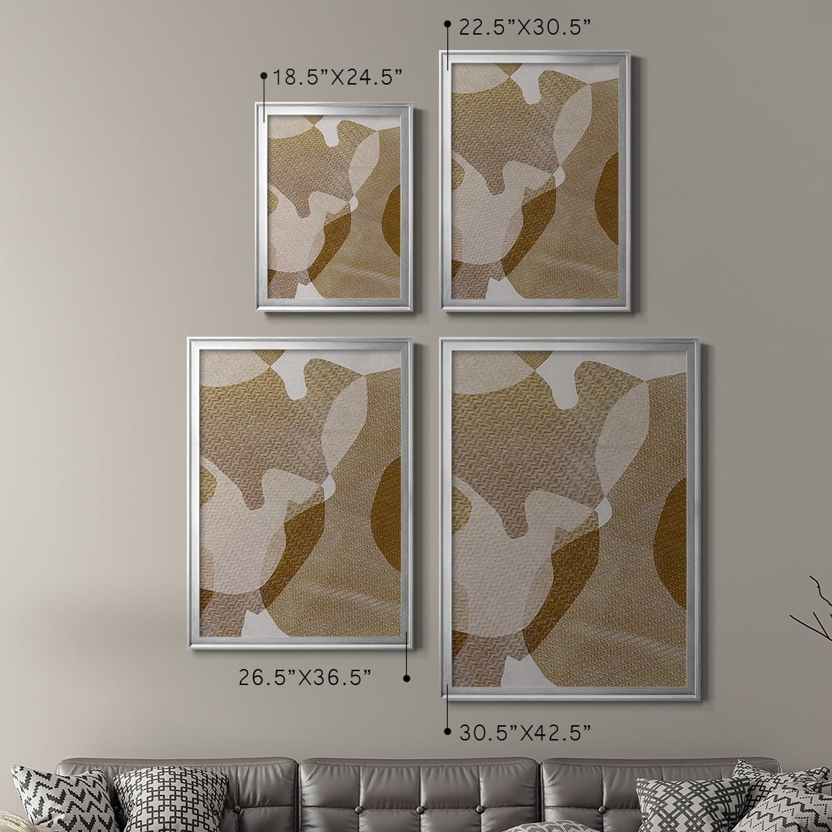 Texture Desert II Premium Framed Print, in Gold, Black, or Silver - Ready to Hang
