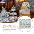 thumbnail image 4 of Monstrate Molde de silicona para manualidades, interesante alfabeto, número, Sugarcraft, accesorio moldeador, Fondant, herramienta de Herramientas y accesorios para hornear Letras mayúsculas, 4 of 6