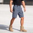 thumbnail image 6 of Men’s Lightweight Cargo Shorts with Multiple Pockets Durable Ripstop Fabric Relaxed Fit for Outdoor Activities Work, 6 of 7
