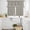 Silver White Beige, variant on Purple Beige Dandelion Kitchen Curtains Sets for Windows 36 Inch Length, Farmhouse Botanical Blossom Rod Pocket Window Treatments Tier Curtains and Valances Set for Bedroom/Bathroom