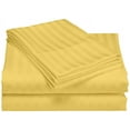 thumbnail image 3 of Home Sweet Home Dreams 4 Piece 1800 Thread Count Gold Stripe Microfiber Bed Sheet Set, Full, 3 of 5