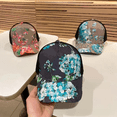 thumbnail image 3 of Gorra de béisbol de verano para mujer, gorra de red con bordado de flores y letras G, gorra para hombre, gorra con protección solar, 3 of 3