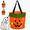 Pumpkin Orange, variant on Halloween Bucket Trick or Treat Bags Light Basket Pumpkin Candy Kids Personalized Lighted DIY Kit Bowl LED Christmas Decorative Collapsible Set Ghost
