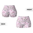 thumbnail image 5 of Fotbe No Drama Llama Seamless Shorts, Womens Workout Shorts High Waist Stretch Booty Short for Gym/Yoga/Running/Biking-Small, 5 of 9