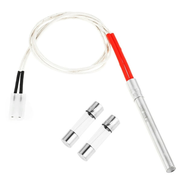Grill Hot Rod Ignitor Kit with 2 Pieces Fuses Replacement Parts fit for Traeger Wood Pellet