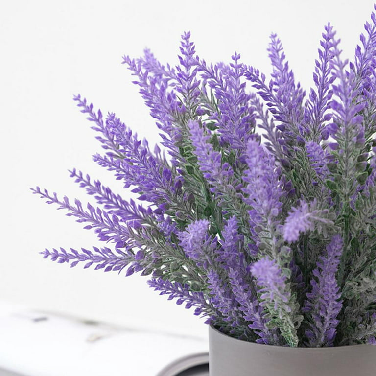 1pc Artificial Plant Lavender Potted Ornament For Home, Restaurant,  Bedroom, Bathroom, Garden, Office, Desk Decoration, Window Sill, Wedding