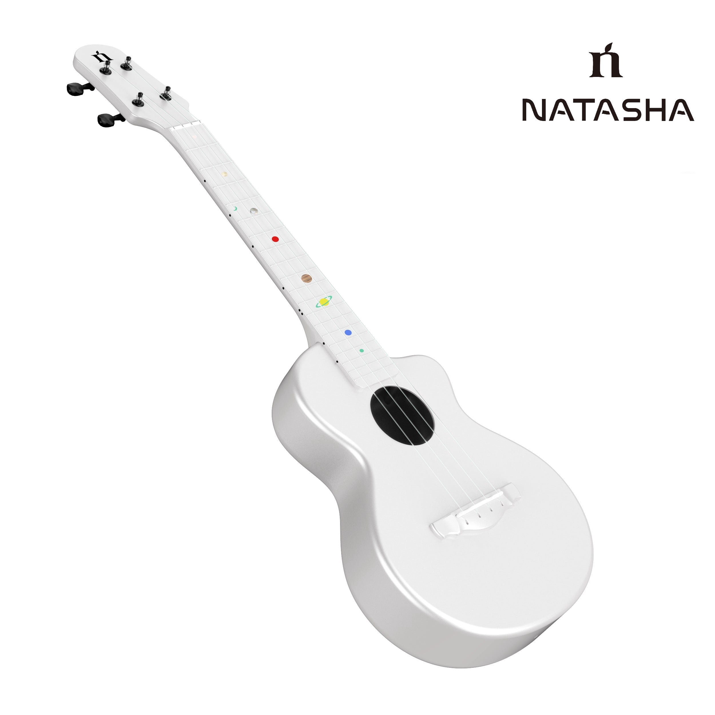 Natasha Asteroid Carbon Fiber 23-inch Ukulele , Travel Ukuleles,Integrated Casting With Carbon Fiber Composite Material, light and portable.