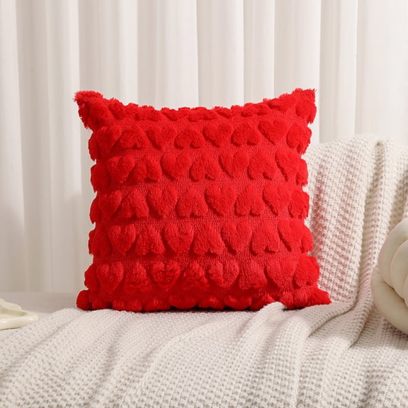 Throw Pillow Covers 18x18 Inch, Decorative Square Pillowcases, Farmhouse Holiday Cushion Covers for Couch Sofa Living Room Bedroom Outdoor Home Decor