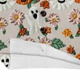 thumbnail image 6 of Stralyhd Halloween Sweaters for Women Plus Size Funny Pumpkin Ghost Knit Cardigans Open Front Long Sleeve Soft Casual Fall Trendy Outerwear Tops Beige 5XL, 6 of 7