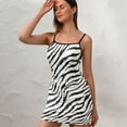 thumbnail image 3 of Ladies Elegant Sling Sleeveless Sexy Dress Animal prints, 3 of 6