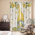 thumbnail image 3 of Kitchen Curtains 84 Inch Length 2 Panels, Yellow Lemons Grommets Window Treatment Curtain, Cute Gnomes Summer Fruits Flowers Vintage Thermal Curtains Drapes for Living Room/Bathroom, 3 of 9