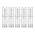 thumbnail image 3 of 5 piezas, botellas de bomba cosmética , recipientes reutilizables de biberón de viaje transparente Tamaño de viaje Dispensadores de bomba para , 5ml 5 ml, 3 of 8