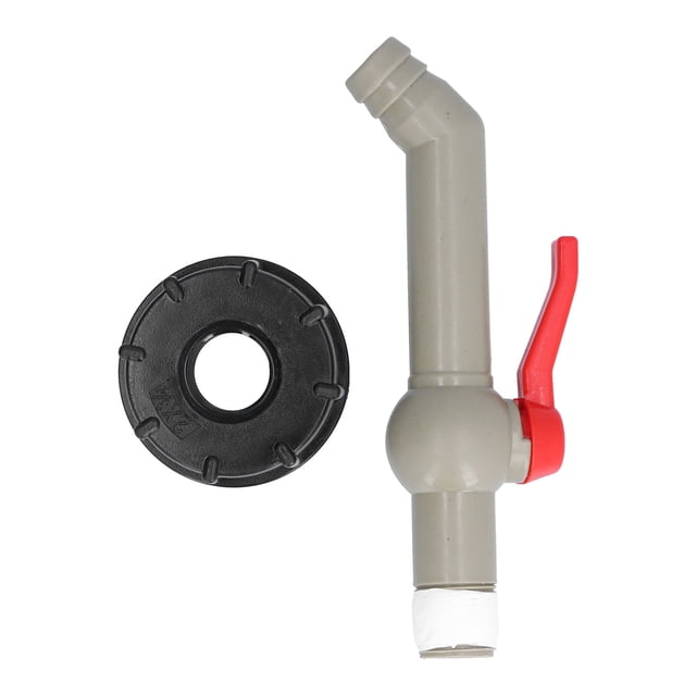 IBC Adapter, Faucet Fittings Butt Water Hose Connector Drain With Screw For Oil For Fuel