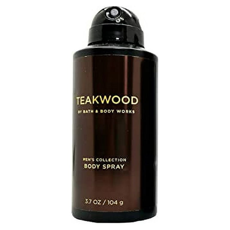 Bath Body Works Teakwood Men's Deodorizing Body Spray Oz