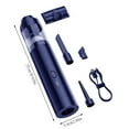 thumbnail image 2 of Portable Car Vacuum Cleaner With Wireless Charging Powerful Suction And Blowing Function For All Vehicles Auto Detailing Accessories Car Protector for Dogs Half Seat Car Care Products for Wheels Car, 2 of 3