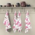 thumbnail image 5 of Coolnut Pink Flamingo Kitchen Dish Towel Set of 6, Soft Absorbent Drying Dishcloths Dish Towels with Hanging Loop for Kitchen Bathroom Bar Home Decor, 28 x 18 Inch Washcloth Gift, 5 of 7