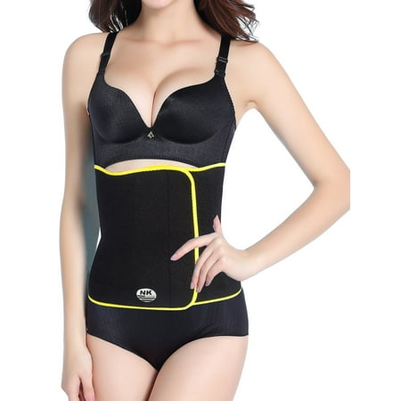Waist Trainer Gym Corset Women's Body Shaper Corset Hot Thermo Sweat Waist Trainer Cincher Tummy Control Slimming Belt Weight Loss Gym Shapewear Girdle ()