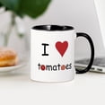 thumbnail image 3 of CafePress - I Love Tomatoes Mug - 11 oz Ceramic Mug - Novelty Coffee Tea Cup, 3 of 4