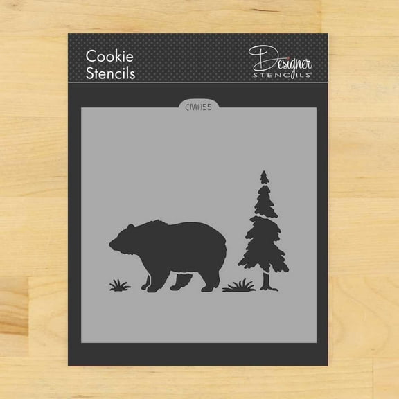 Bear Cookie and Craft Stencil by Designer Stencils