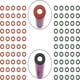 thumbnail image 2 of 500/250/100/50/20 piezas 18650 21700 26650 Paquete de juntas de aislamiento de batería de iones de litio, electrodo de papel adhesivo de cebada aislado también, 2 of 5