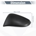 thumbnail image 3 of Unique Bargains Car Rear View Driver Passenger Side Mirror Cover Cap Replacement for Toyota Hilux 2015-2020 Pair Black, 3 of 6