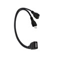 thumbnail image 2 of Kearding Cable Interfaz USB OTG Carga Cable de audio Durable Accesorio de teléfono confiable Reproductor de DVD para computadora portátil Coches Audio Electrónica, 2 of 6