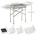 thumbnail image 3 of Outsunny Barbecue portatif en plein air, 3 of 10