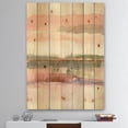 thumbnail image 2 of Designart 'Influence of Line and Color' Traditional Floral Print on Natural Pine Wood, 2 of 3