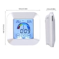 thumbnail image 2 of Indoor Digital Thermometer Hygrometer Temperature Humidity Time Comfort Level Display, 2 of 15