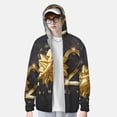 thumbnail image 2 of Balery 2025 Happy New Year 1 Sudadera ligera de manga larga con capucha y protección solar UPF 50+ para hombre y mujer, ideal para pesca y running-X-Large, 2 of 7