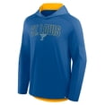 thumbnail image 4 of Men's Fanatics Blue St. Louis Blues Penalty Shot Long Sleeve Hoodie T-Shirt, 4 of 5