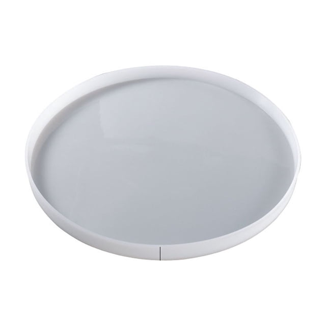 Moule en Résine Grand Ornement Rond Moule en Silicone pour Fabrication de Table en Rivière DIY Moule en Résine Époxy Cristal pour Art en Résine, Matériau Amélioré