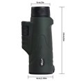 thumbnail image 4 of BIJIA 10x42 Monocular Senderismo al aire libre Caza Observación de aves Telescopio de un solo tubo Antideslizante, Verde militar Inevent OD000317-03B, 4 of 7