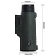 thumbnail image 4 of BIJIA 10x42 Monocular Senderismo al aire libre Caza Observación de aves Telescopio de un solo tubo Antideslizante, Verde militar sidaley OD000317-03B, 4 of 7