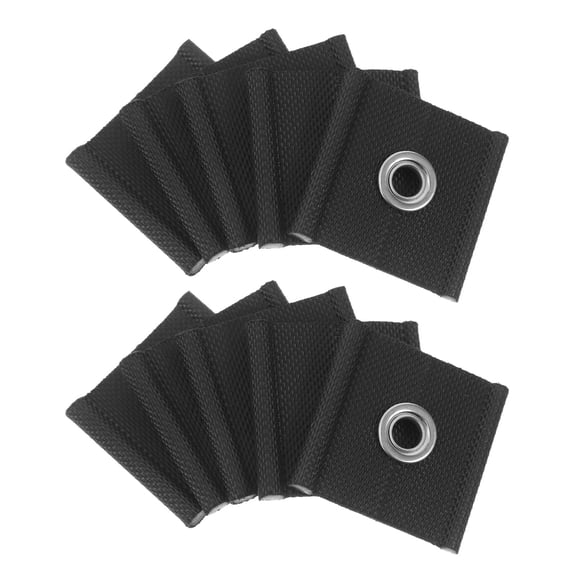 VERDANVERSE Verdanverse Lightweight Awning Rail Accessories Black PVC for Rv Use