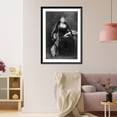 thumbnail image 3 of Historic Framed Print, [Louise Chandler Moulton, 1835-1908, full-length portrait, seated, facing front], 17-7/8" x 21-7/8", 3 of 9